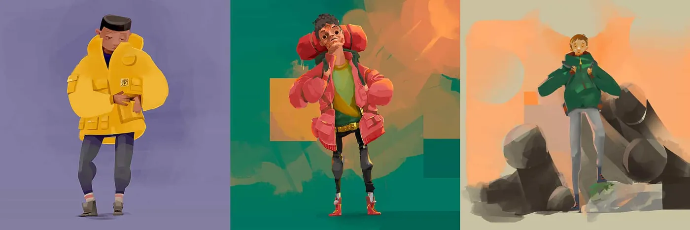 The Cabin, Character designs 1