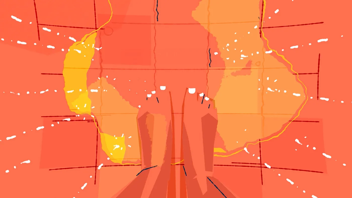 Showerbox, feet, 2d animation